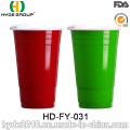 BPA Free Plastic Double Wall Solo Cup con Tapa